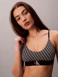 Ongevoerde bralette - Icon Microfibre Stretch Graphic