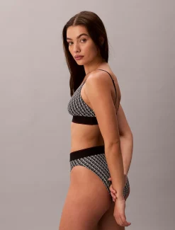Ongevoerde bralette - Icon Microfibre Stretch Graphic
