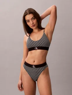 Ongevoerde bralette - Icon Microfibre Stretch Graphic