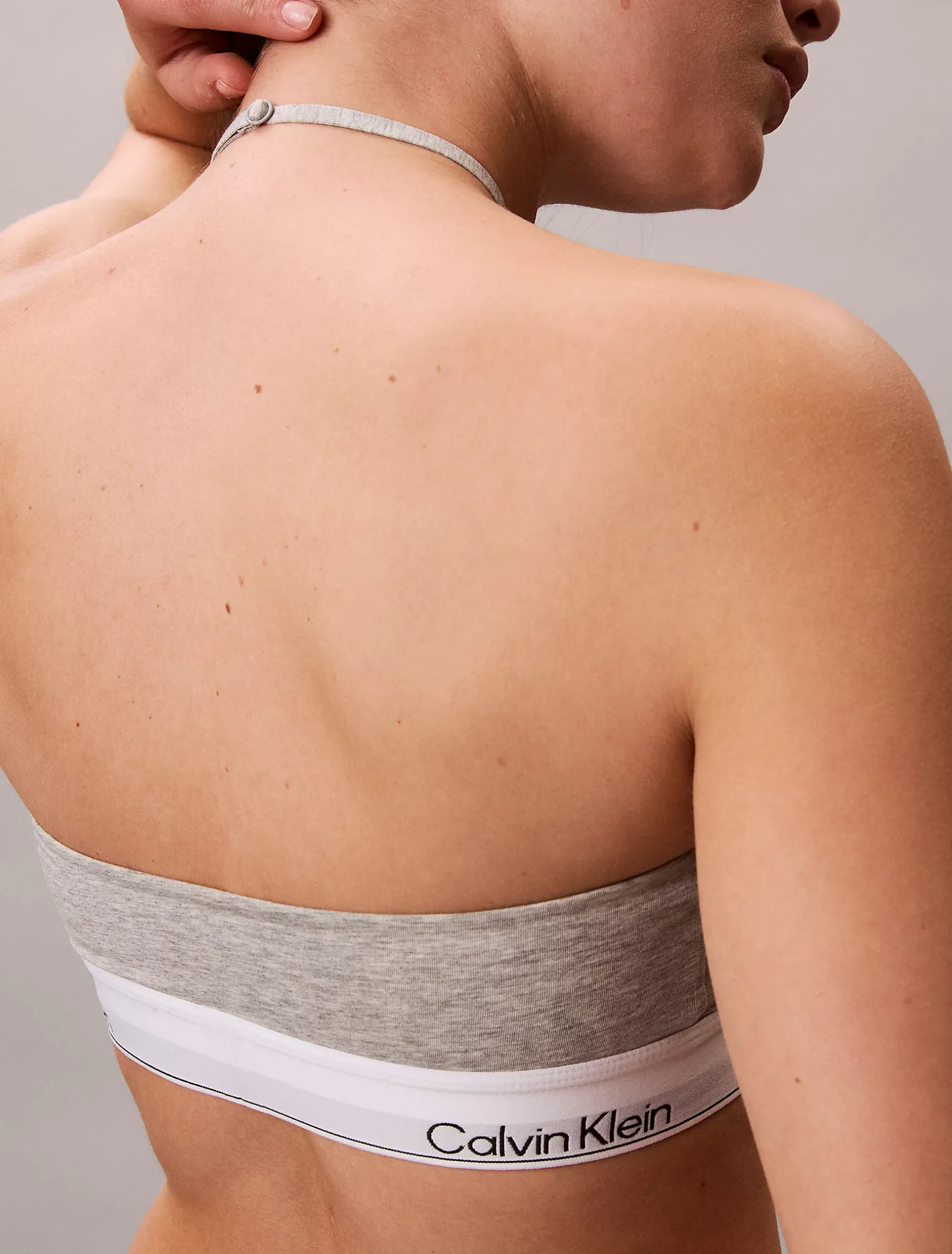 Ongevoerde halter bralette - Icon Cotton Modal