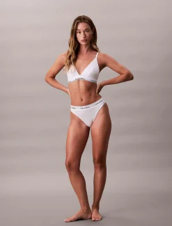 Ongevoerde triangelbralette - Icon Cotton Modal