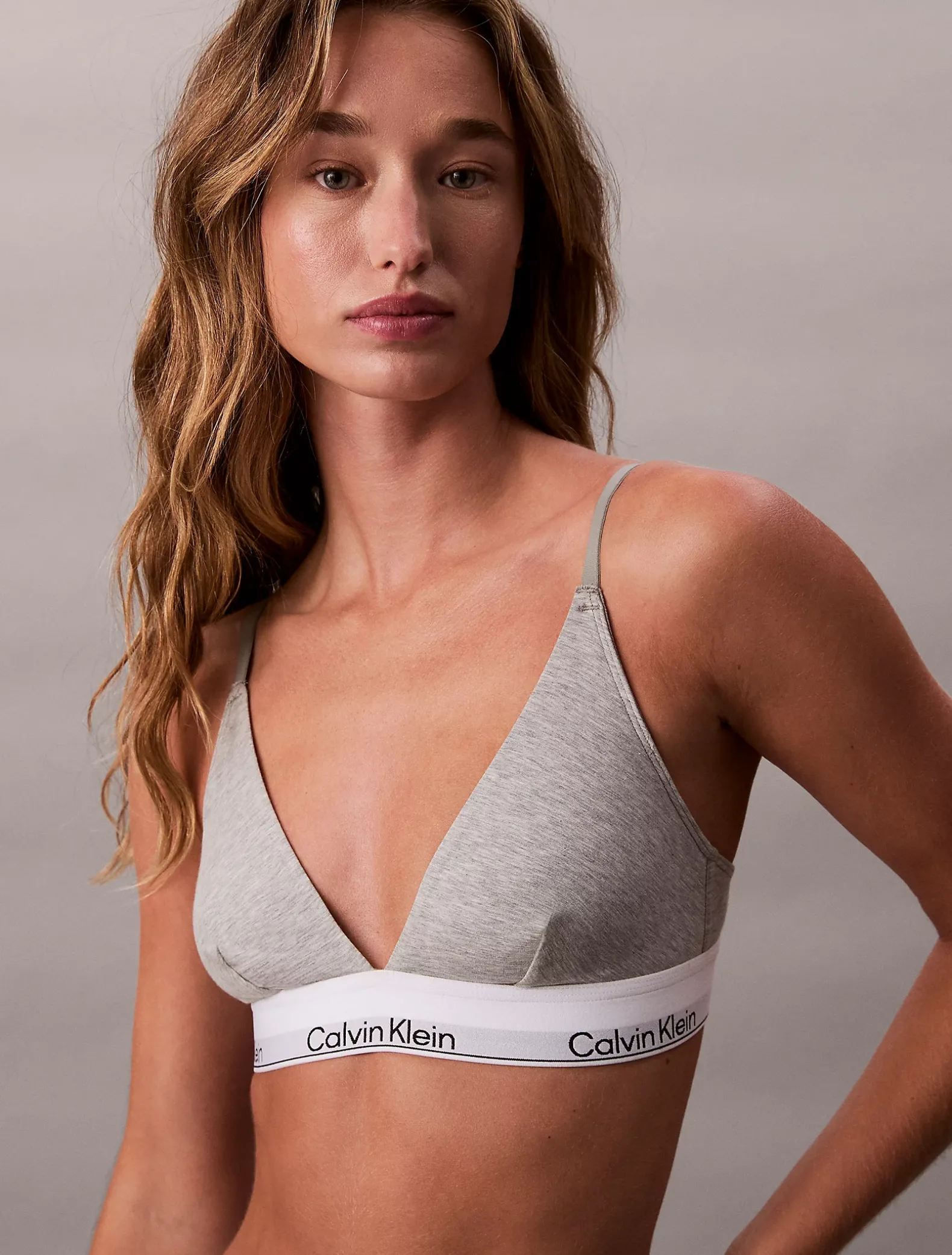 Ongevoerde triangelbralette - Icon Cotton Modal