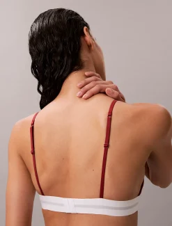 Ongevoerde Triangle Bralette - Modal Cotton Stretch Rib