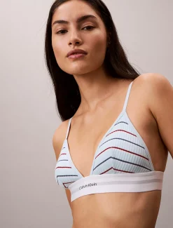 Ongevoerde Triangle Bralette - Modal Cotton Stretch Rib