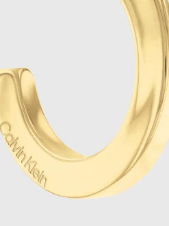 Oorbellen met gedraaide ring