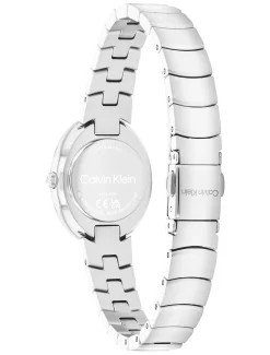 Ovaal schakelhorloge met gedraaide lunette