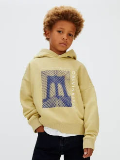 Oversized hoodie met afbeelding brug