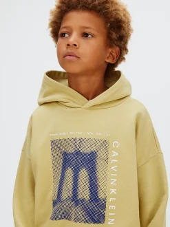 Oversized hoodie met afbeelding brug