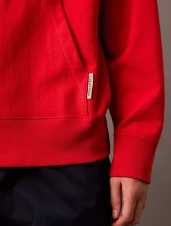 Oversized suède badstoffen hoodie
