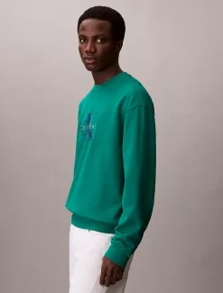 Oversized sweatshirt met monogram