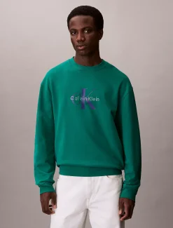 Oversized sweatshirt met monogram