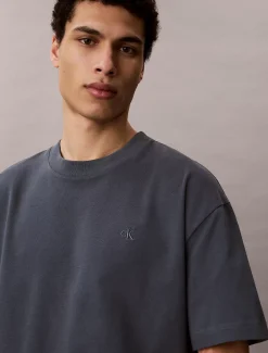 Oversized T-shirt met logo in reliëf