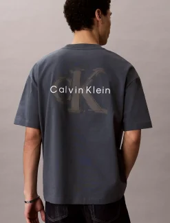 Oversized T-shirt met logo in reliëf