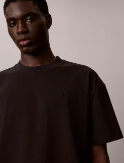 Oversized T-shirt met logo in reliëf