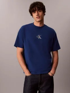 Oversized T-shirt met logo op de achterkant