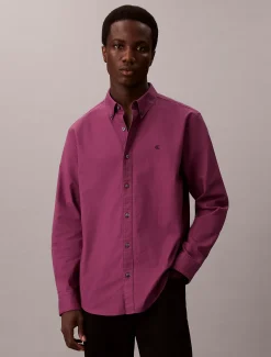 Oxford katoenen button-down overhemd