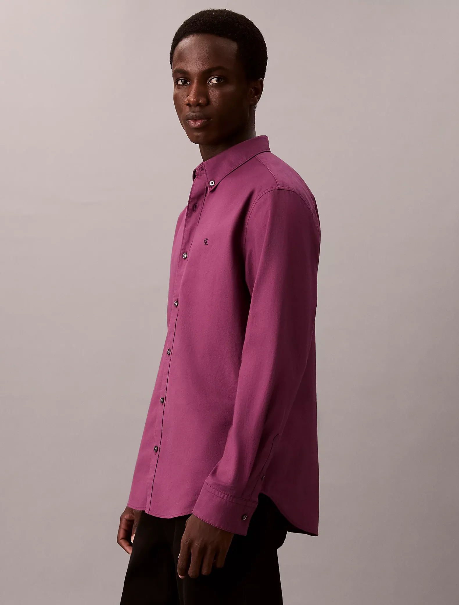 Oxford katoenen button-down overhemd
