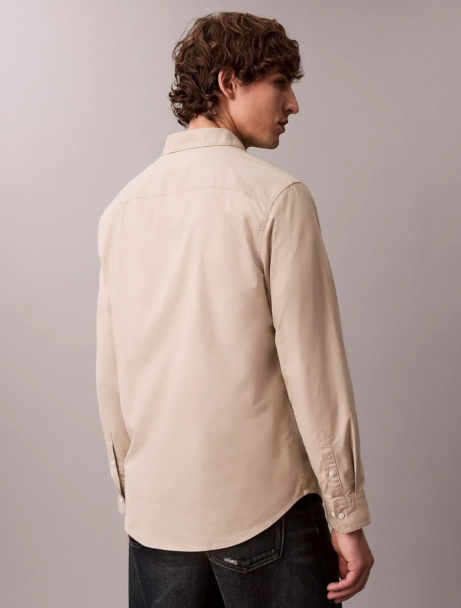 Oxford katoenen button-down overhemd