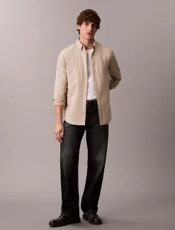 Oxford katoenen button-down overhemd