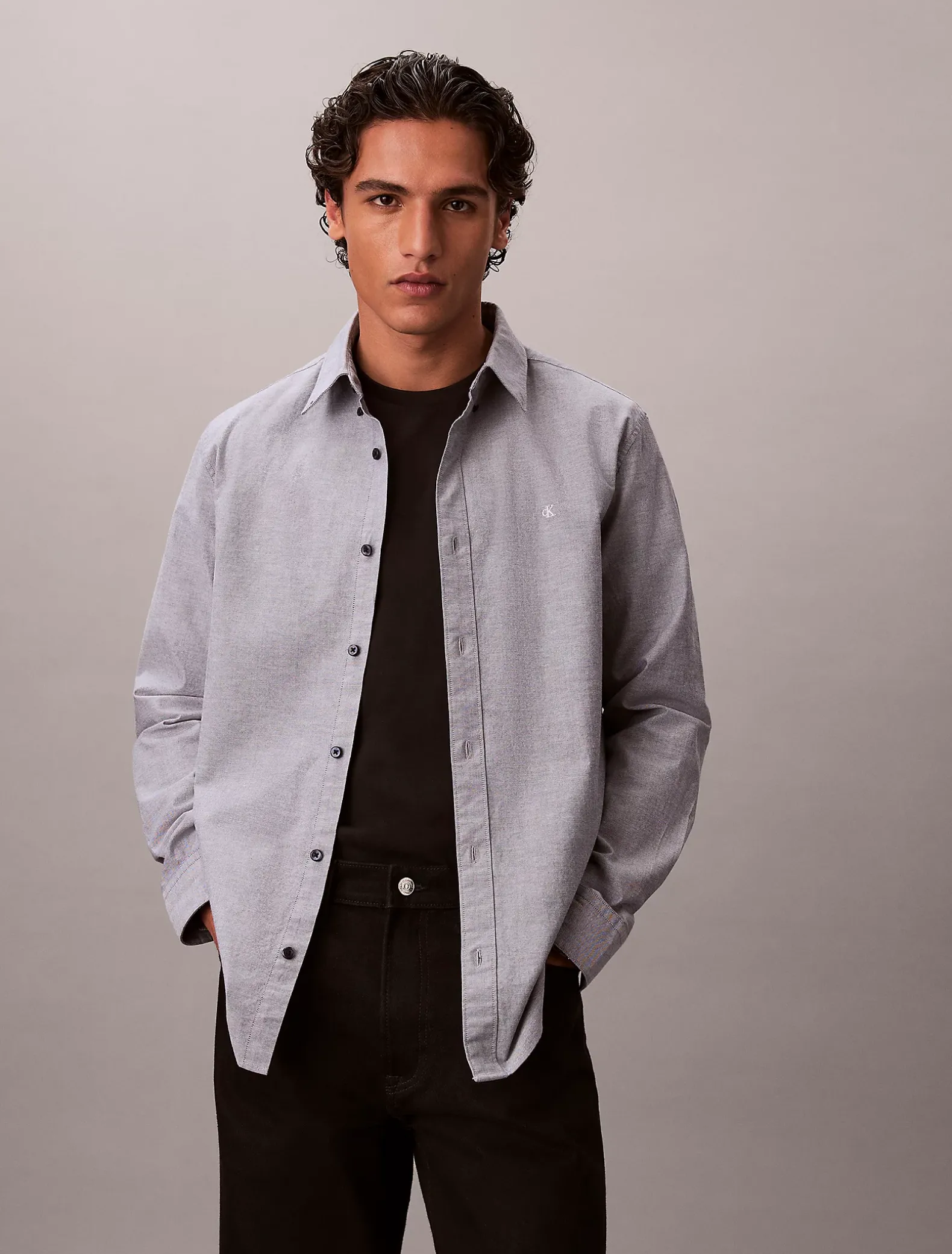 Oxford katoenen button-down overhemd