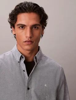 Oxford katoenen button-down overhemd