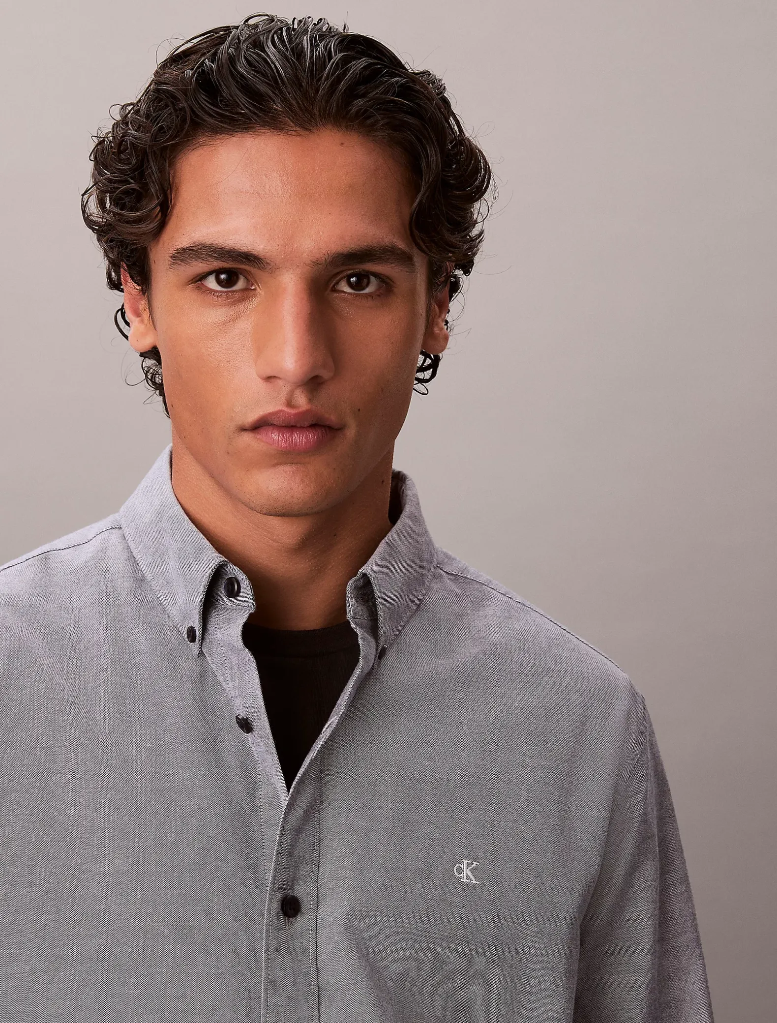 Oxford katoenen button-down overhemd