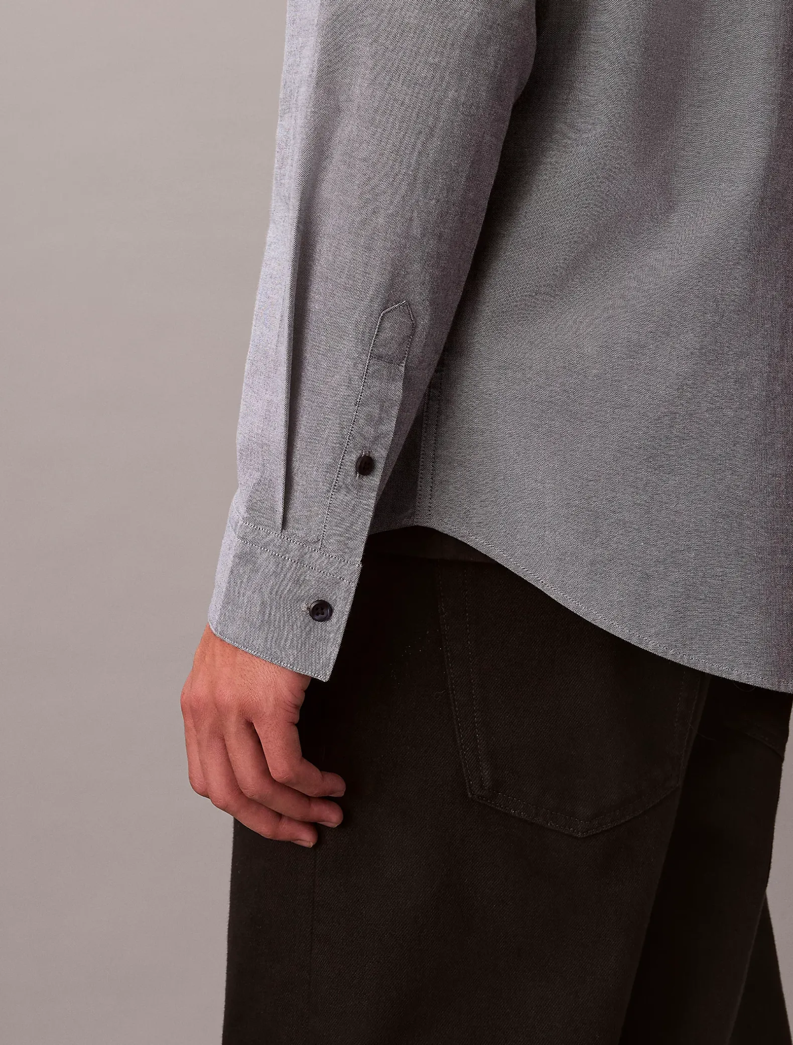 Oxford katoenen button-down overhemd