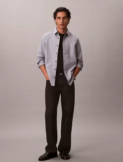 Oxford katoenen button-down overhemd