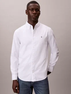 Oxford katoenen button-down overhemd