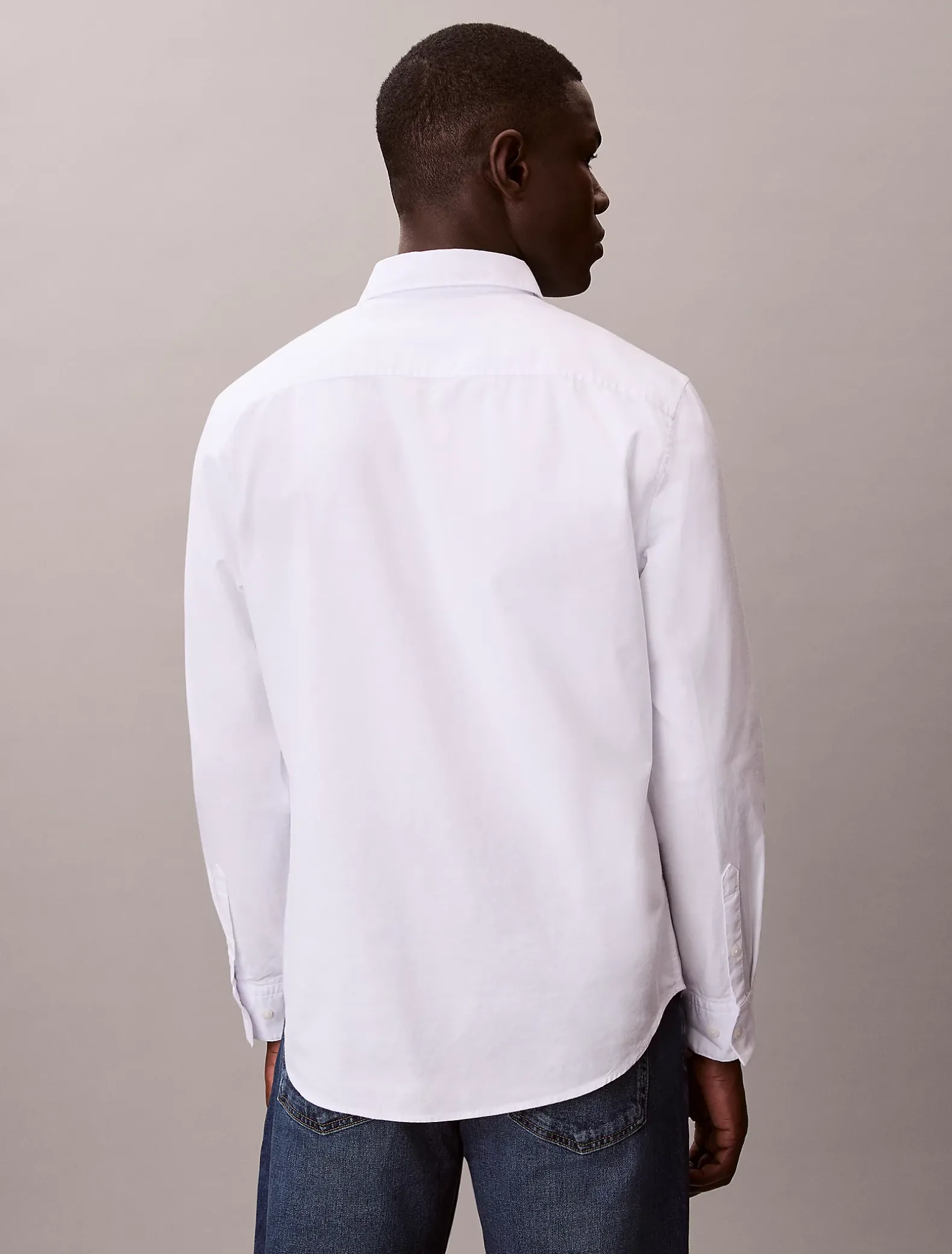 Oxford katoenen button-down overhemd