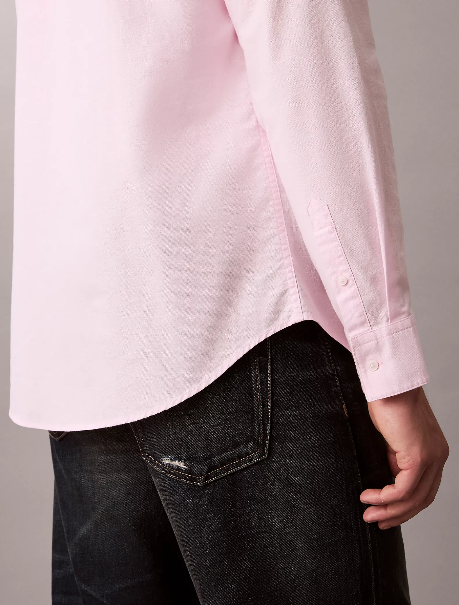 Oxford katoenen button-down overhemd