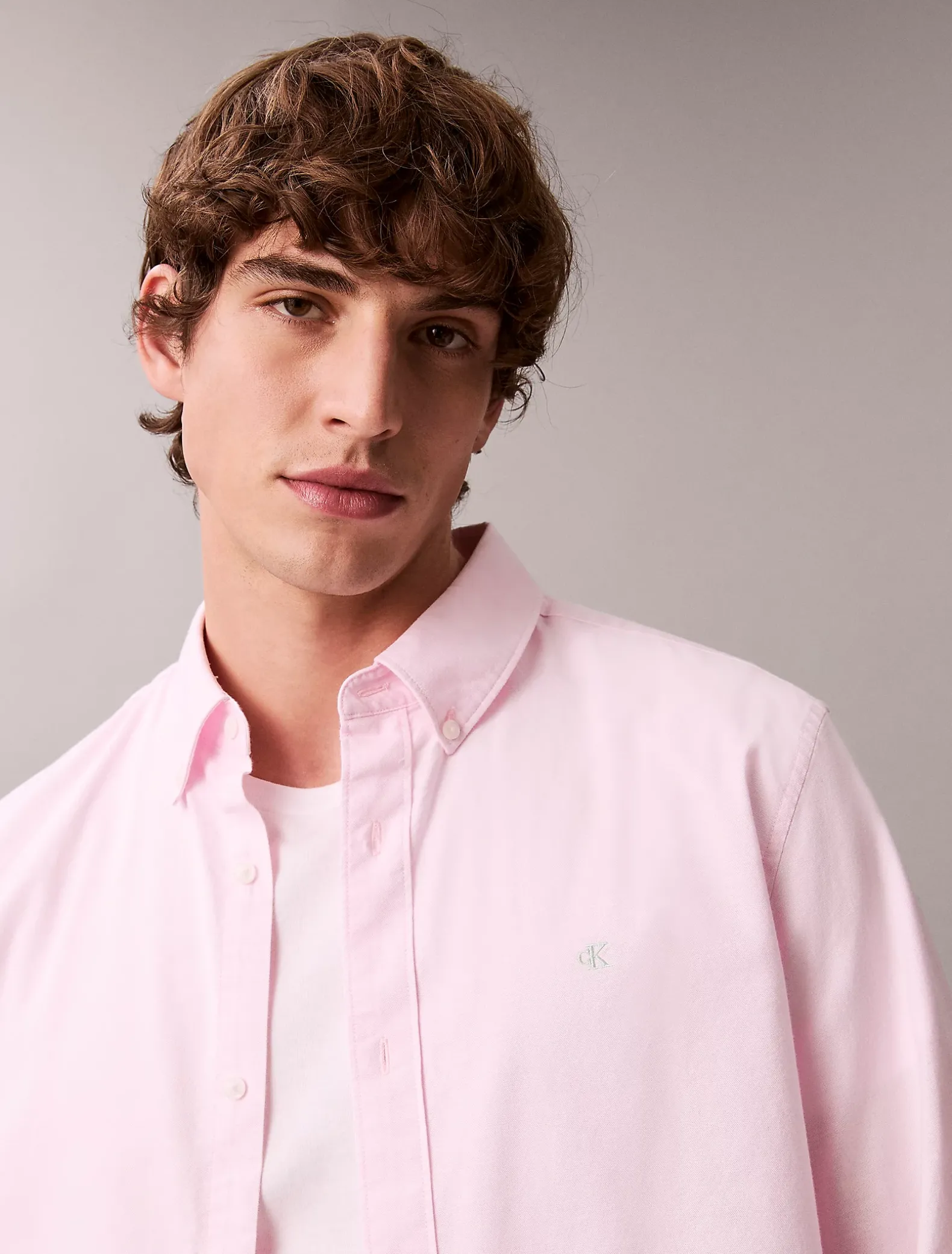 Oxford katoenen button-down overhemd