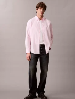 Oxford katoenen button-down overhemd