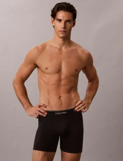 3-pack boxer briefs - Icon Cotton Stretch Metallic