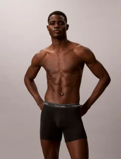 3-pack boxer briefs - Icon Cotton Stretch Metallic