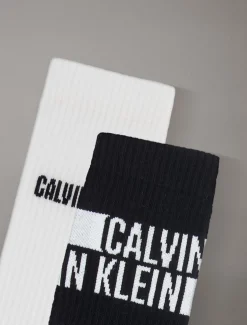 2-pack crewsokken met logoband