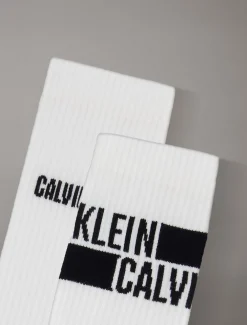 2-pack crewsokken met logoband