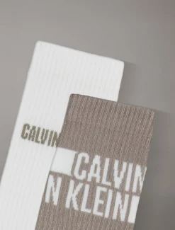 2-pack crewsokken met logoband