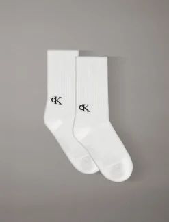 2-pack crewsokken met logotab
