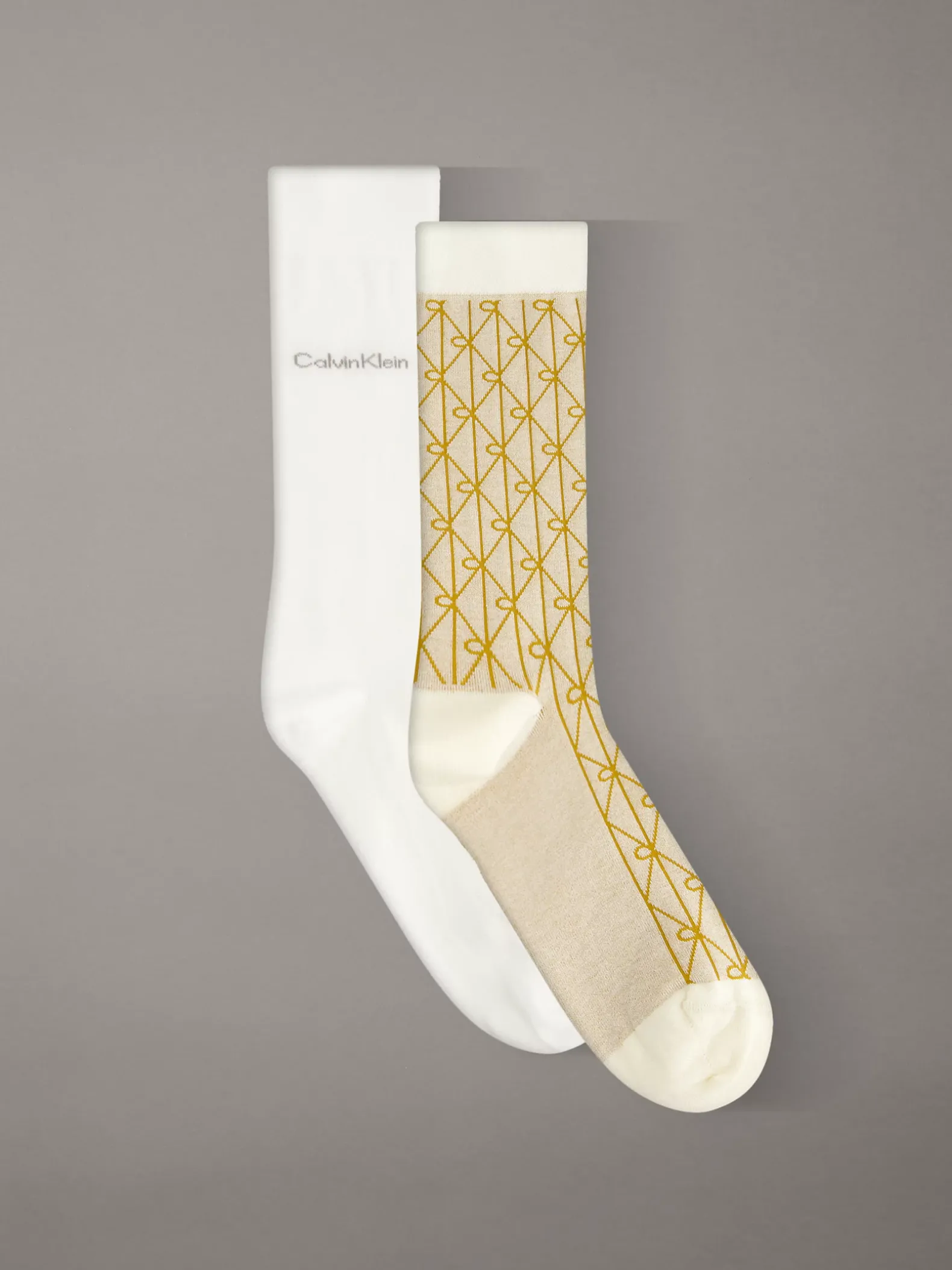 2-pack crewsokken van zachte katoenstretch