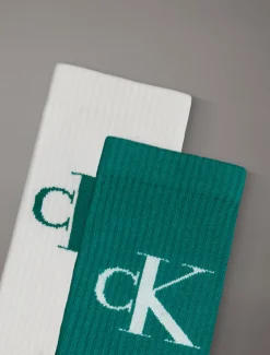 2-pack crewsokken van zacht stretchkatoen