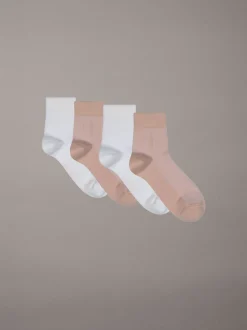 4-pack enkelsokken