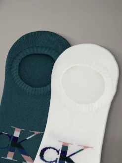 2-pack footies van zacht stretchkatoen