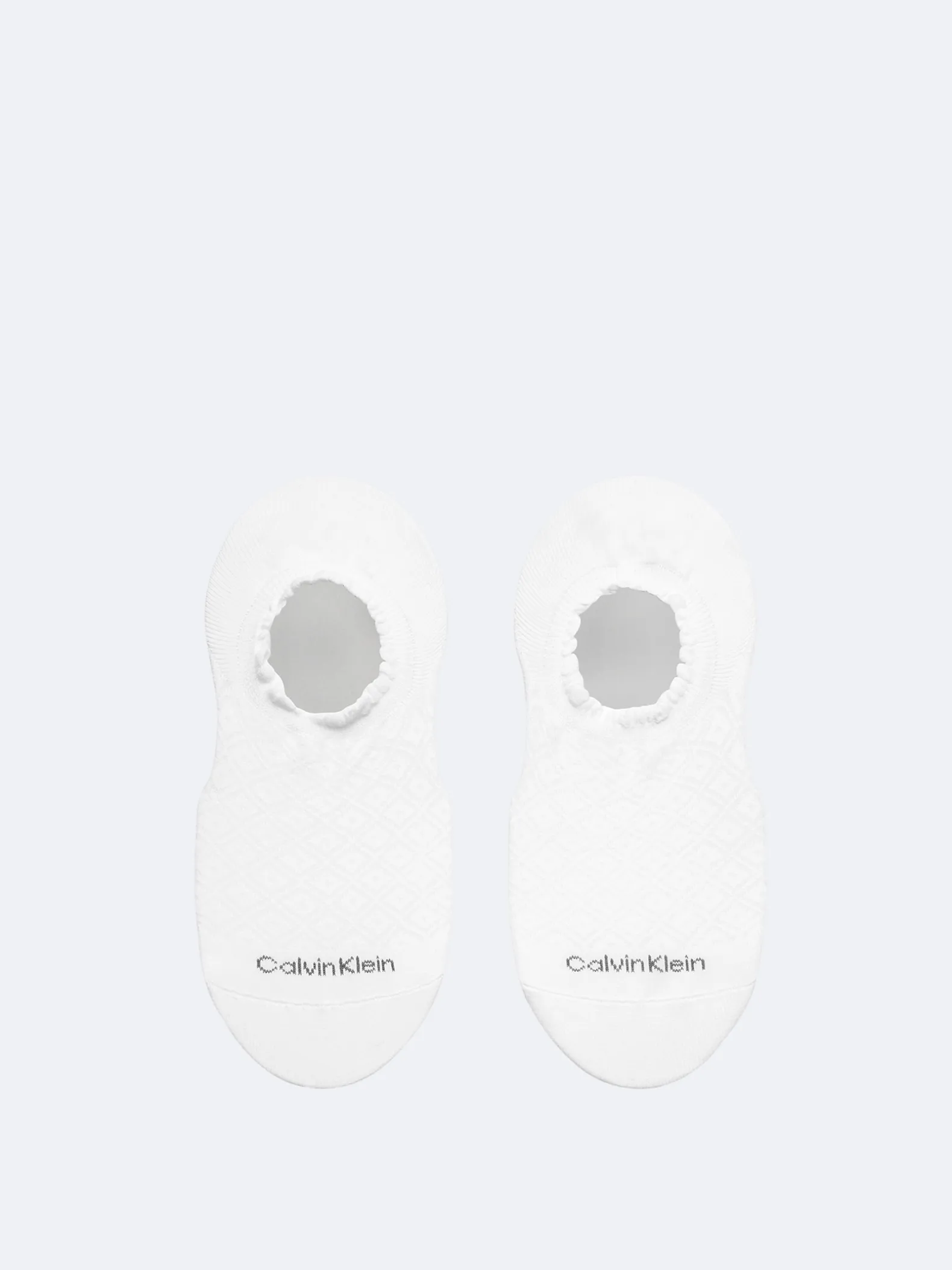2-pack geschulpte footies van diamantbreisel