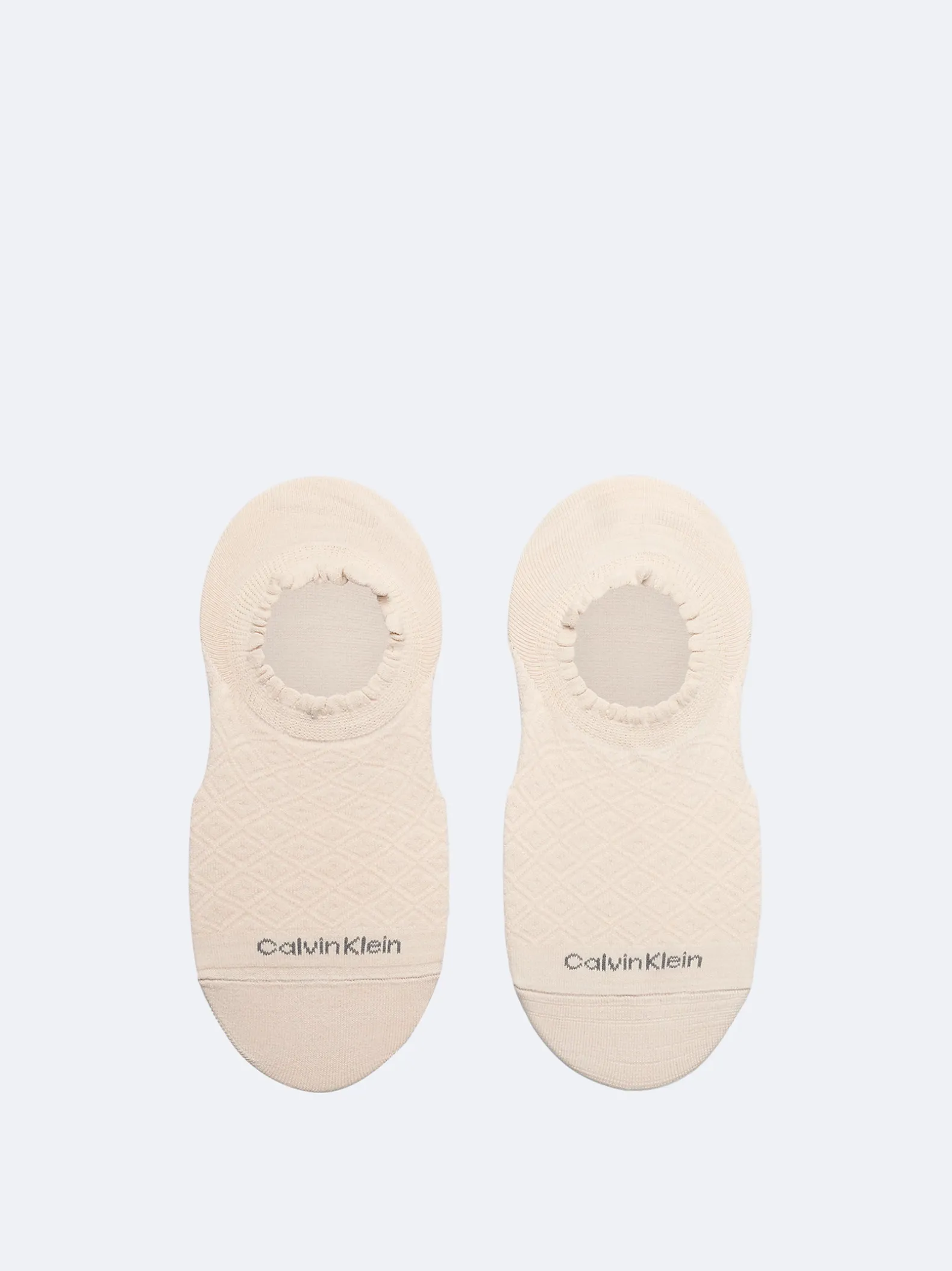 2-pack geschulpte footies van diamantbreisel