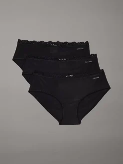 3-pack hipsters - Microfibre Stretch With Lace