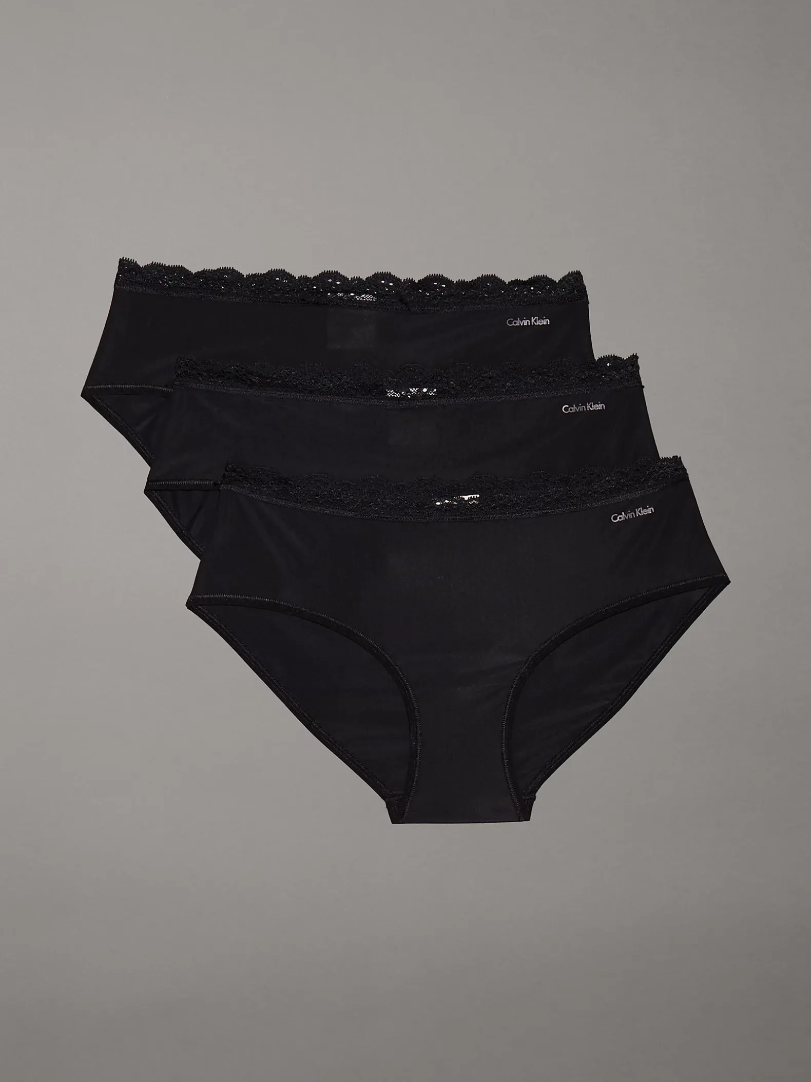 3-pack hipsters - Microfibre Stretch With Lace