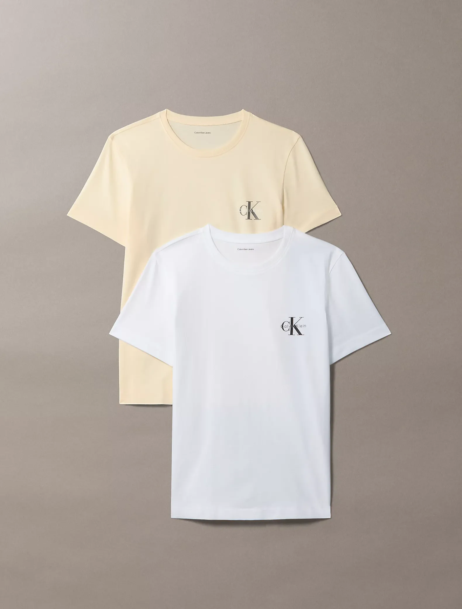 2-pack katoenen monogram T-shirts