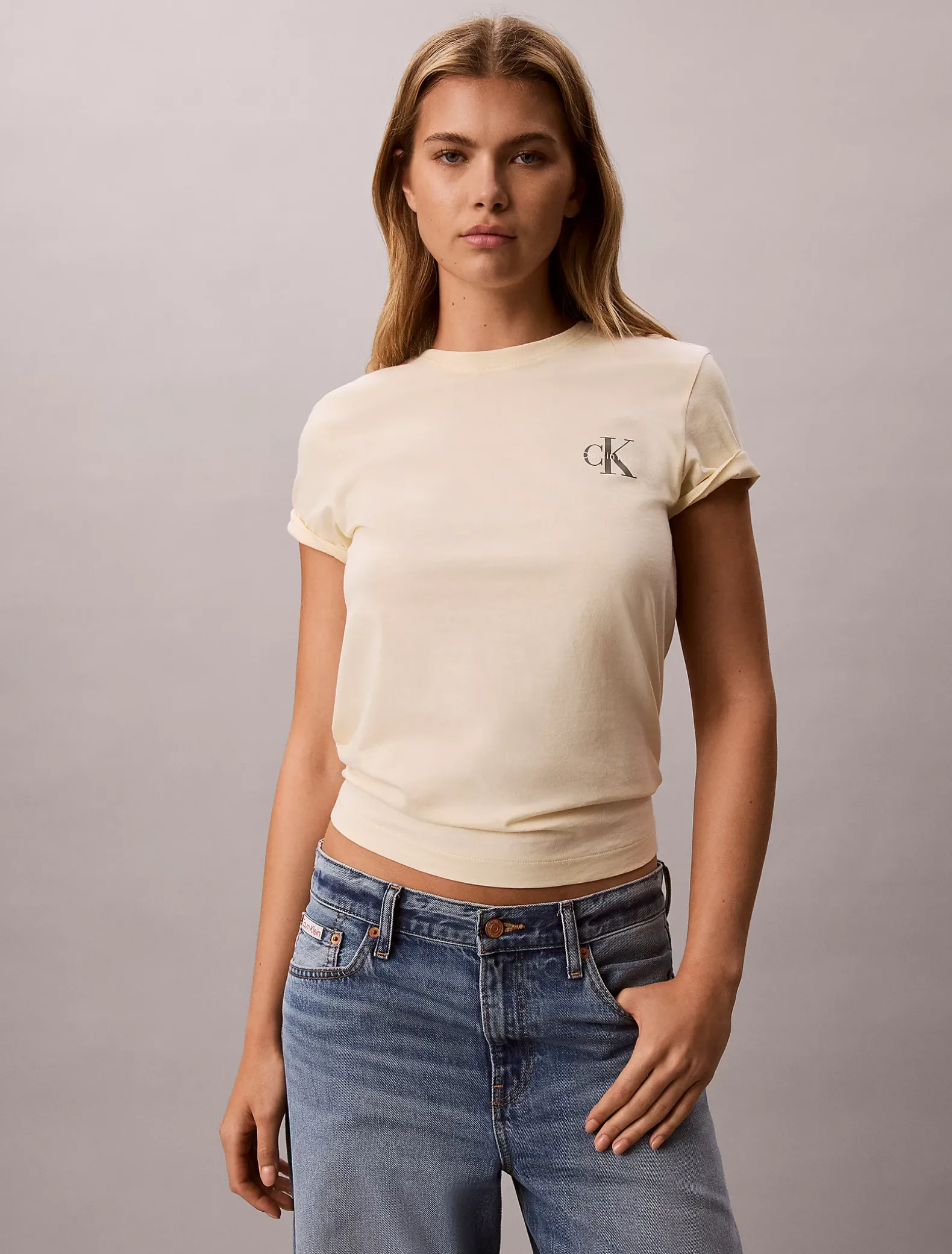 2-pack katoenen monogram T-shirts