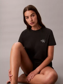2-pack katoenen monogram T-shirts